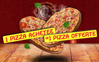 1 Pizza Achetée = 1 Pizza Offerte à Colombes, Asnières et Gennevilliers
